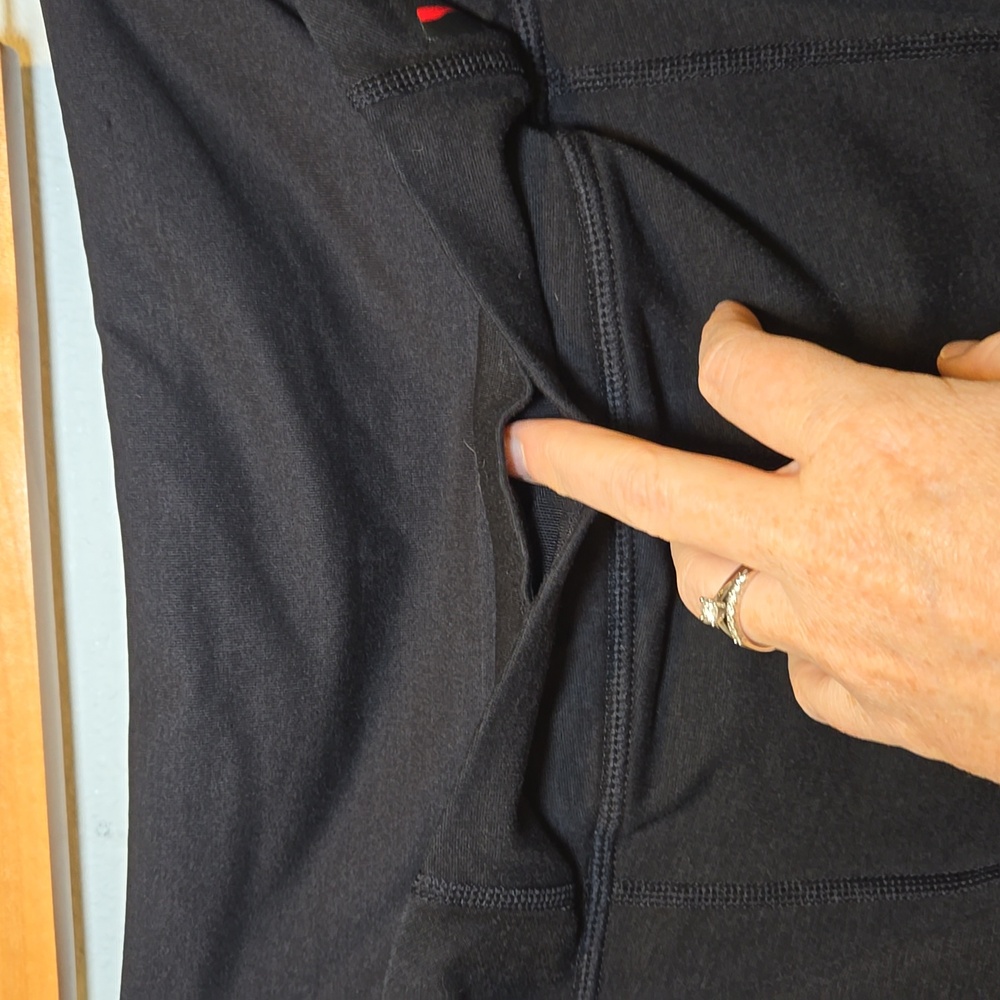 Spanx Slim-X Bagel Buster Flare Yoga Leggings Size Extra Large Black - Picture 6 of 10